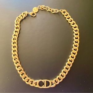 Authentic Christian Dior choker necklace